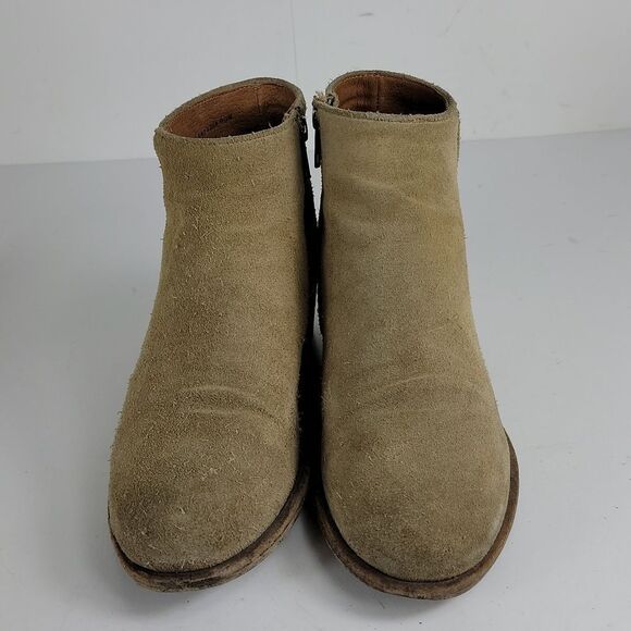 Frye Carson Piping Suede Leather Women's Booties - Picture 3 of 14